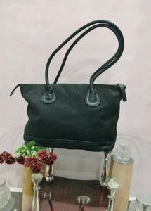 Classic Black Shoulder Bag