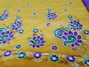 🇳🇿💫🎀Unstich Yellow Embroidered Kurta Set