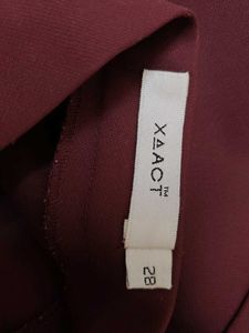 Burgundy Straight Leg Trousers