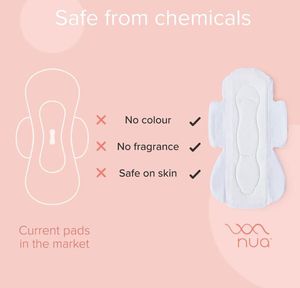 Nua Ultra-Safe Sanitary Pads - 30 Count
