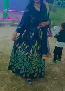 Have Sequin Gown With Dupatta