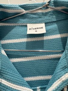 Men's Striped Short Sleeve Shirt