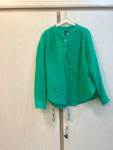 GAP Green Button-Up Shirt