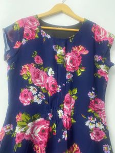 floral stylish maxi dress-sale