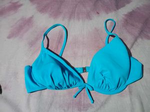 Blue Halter Neck Bikini  bra