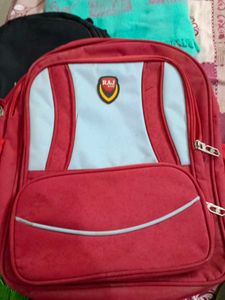 Red Backpack for School/Travel