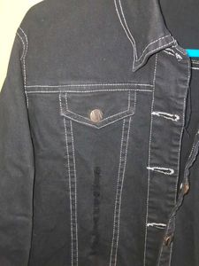 Classic Black Denim Jacket