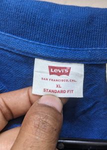 Levi's Men's Blue Polo T-Shirt 👕