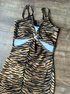 HnM Tiger Print Bodycon Dress