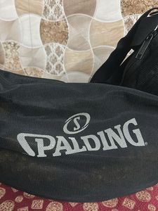 Spalding Black Messenger Bag