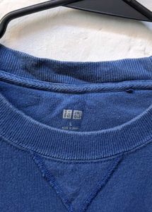 Blue Crew Neck Sweatshirt