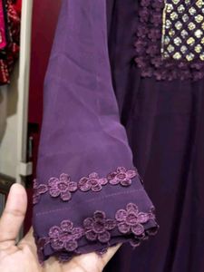 Elegant Purple Kurta never used
