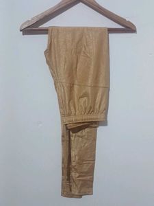gold shimmer leggings