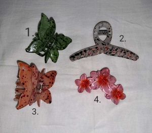 Set of 4 Fashion Hair Claw Clips