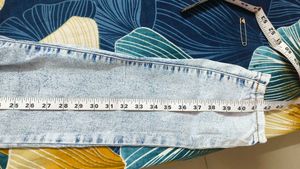 Acid Wash High-Waisted Jeans