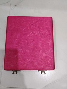 Pink Velvet Jewelry Box