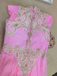 Embroidered Pink Dress