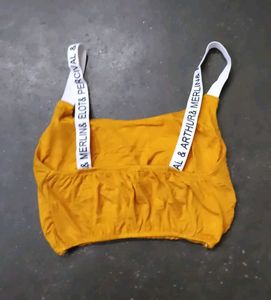 Yellow Sports Bra