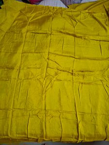 Embroidered Unstitched Yellow Kurti Set