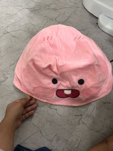 2 in 1 neck pillow pink and yellow
