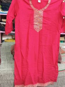 Vibrant Embroidered Kurta
