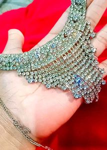 Stunning Rhinestone Statement Necklace