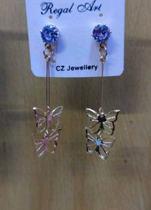 Butterfly Drop Earrings