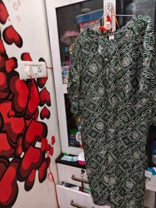 5% Discount In Wholesale Price Green Printed Kurta
