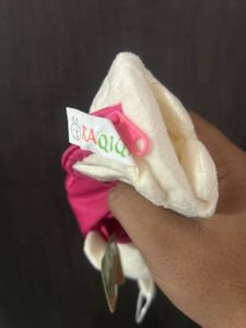 cute plush rabbit pencil case or bag charm with
