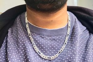 SR91 Pure Silver Figaro 🥨 Chain 51.300gm