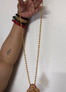Elegant Pearl Necklace with Pendant ( combo set )