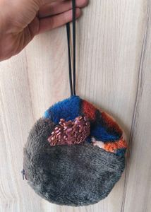 Furry Pouch/ Purse