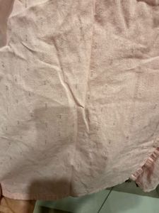 Pink Sleeveless Button-Down Dress
