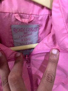 Pink Windbreaker Jacket