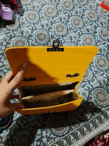 New Yellow sling bag