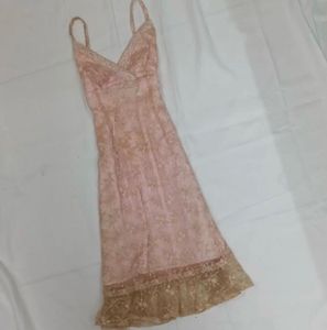 Vintage coquette Elegant Lace Slip Dress