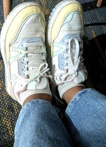 Retro Pastel Sneakers for Women