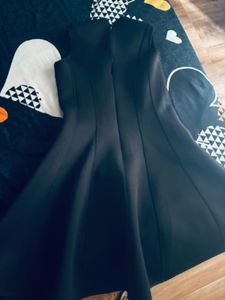 Elegant Black Fit & Flare Dress