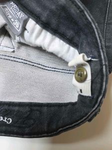 Boy's Charcoal Grey Washed Jeans
