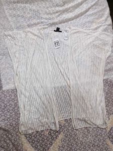 Chic White Kimono Cardigan