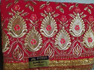 New Fancy Saree with Beautiful Stone