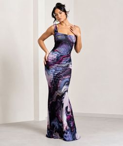 Stunning Marble Print Maxi Dress