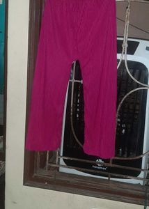 New without tag comfortable pink plazo