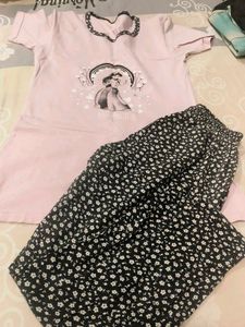 Cute Two-Piece Pajama Set