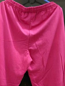 Pink Joggers with Heart Detail