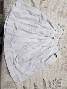 Pleated White  Schoiol Uniform Skirt &amp; top