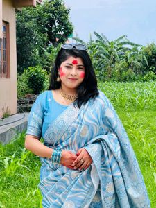 Beautiful Blue saree for women