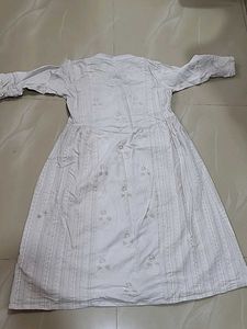 Elegant Embroidered Cotton Kurta