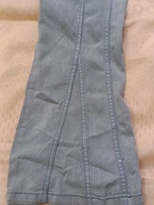 Gray Flared Jeans
