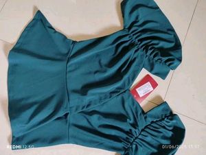 Elegant Teal Dress